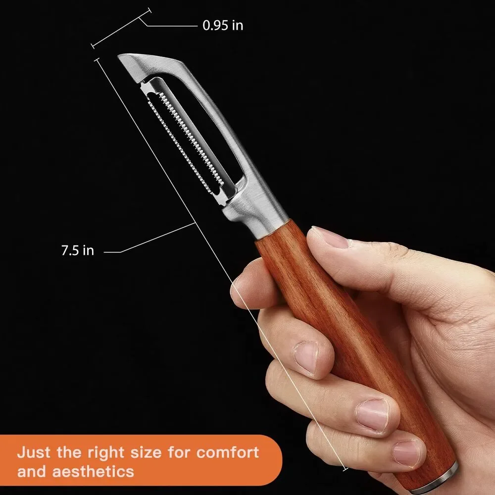 Premium High-End Rosewood Potato Peeler